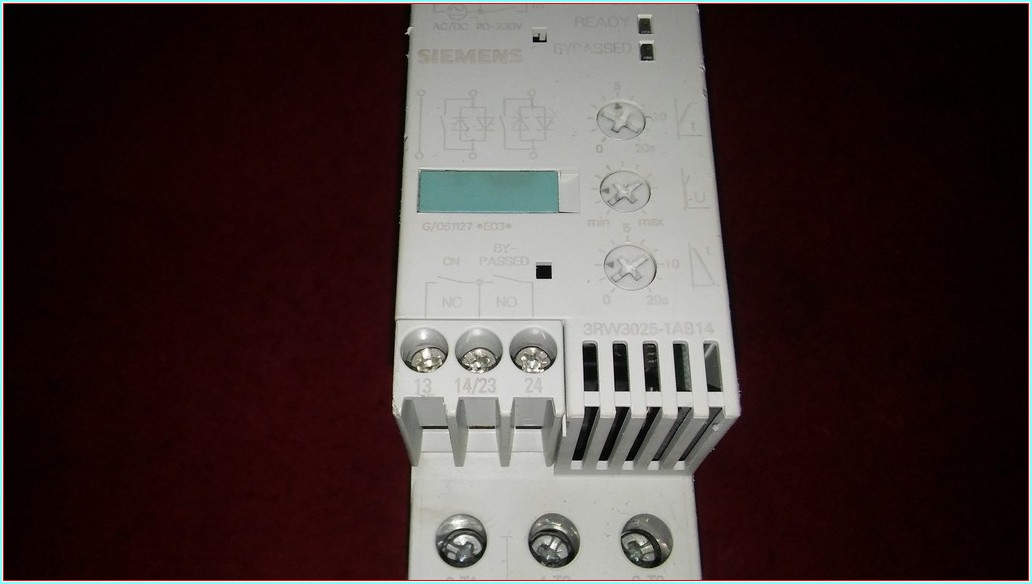 SIEMENS 3RW3026-1AB14  3RW3026-1BB14 11KW RESİM TEMSİLİ YUMUŞAK YOL VERME