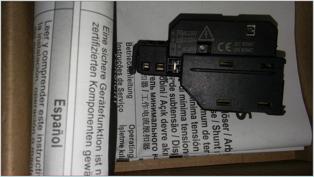 SIEMENS 3VT9100-1SE00 VT160 SERİSİ ACTIRMA RÖLESİ SIFIR KUTULU