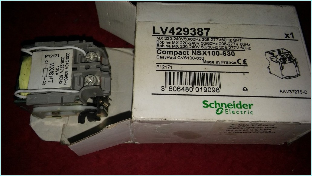 SCHNEİDER LV429387 COMPACT NSXX 100-630A KADAR ACTIRMA RÖLESİ ACTIRMA BOBİNİ