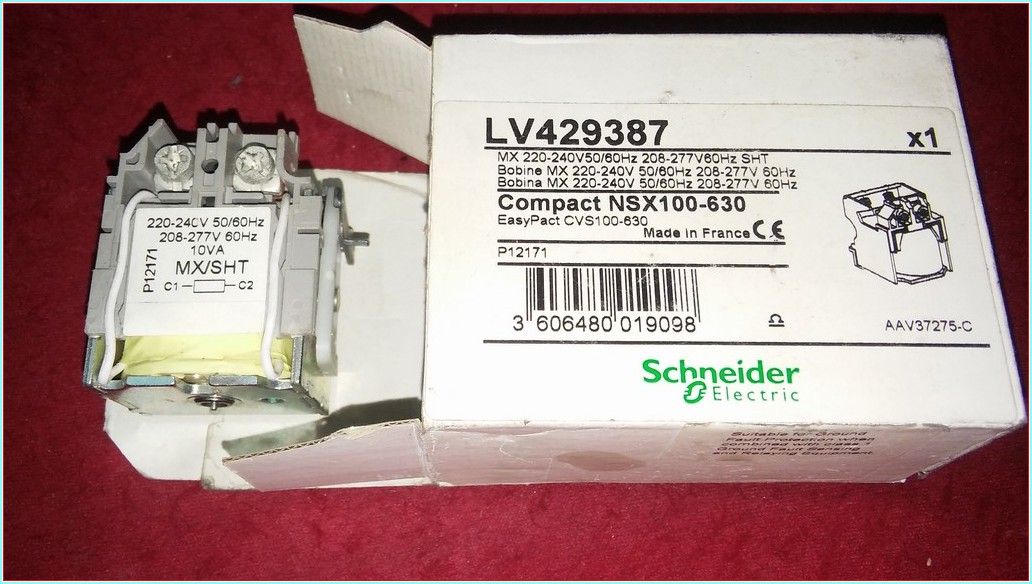 SCHNEİDER LV429387 COMPACT NSXX 100-630A KADAR ACTIRMA RÖLESİ ACTIRMA BOBİNİ