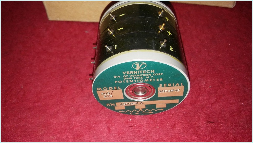 VERNITECH 205 POTENTIOMETER 215 43792-1A 86587-2 SIFIR KUTULU POTANS