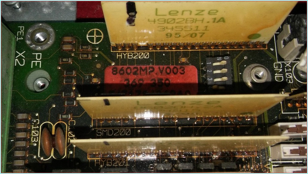 LENZE 8608SP SÜRÜCÜ KARTI 8608SP-1D 