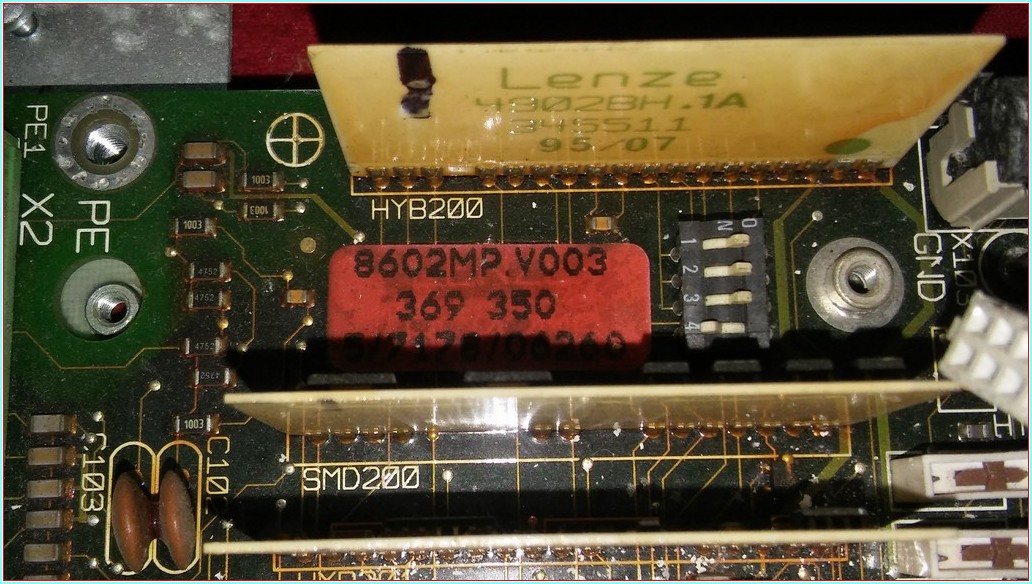 LENZE 8608SP SÜRÜCÜ KARTI 8608SP-1D 