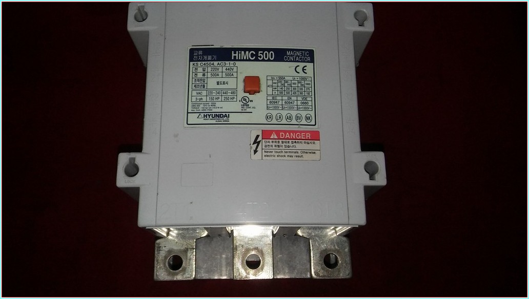 HYUNDAI HİMC 500 HİMC500 250KW 550A KONTAKTÖR KONTAK BOBİNİ YOK