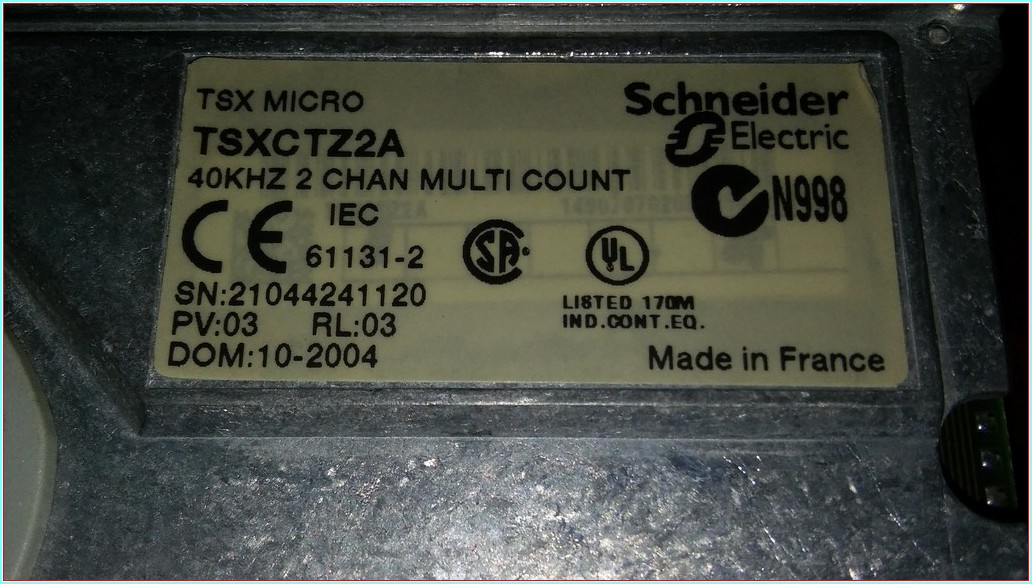 SCHNEİDER TSX MICRO TSXCTZ2A 40KHZ 2 CHAN MULTI COUNT EK MODÜL