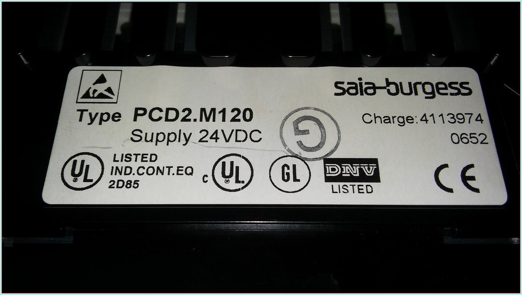 SAİA-BURGESS PCD2.M120 KONTROL CİHAZI ANA İŞLEMCİ BİRİMİNE 24VDC 8 MODÜLLERİ