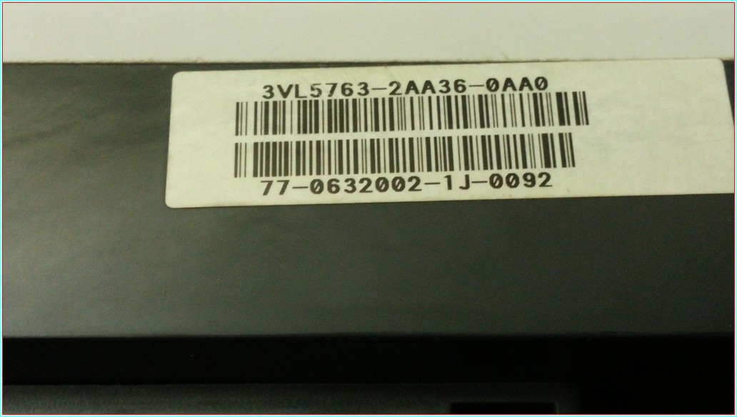 SIEMENS 3VL5763-2AA36-0AA0 3VL9540-7DC30 VL630 400A TMŞ KIZAKLI TİP