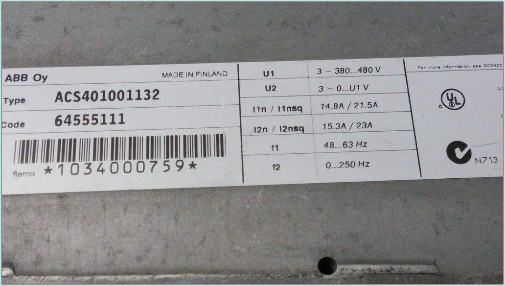 ABB ACS401001132 11KW V21,5A 64555111 SÜRÜCÜ SIFIRDAN FARKI FİYATI