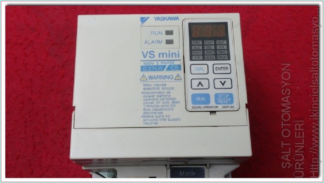 YASKAWA CIMR-XCBC40P2 VS MİNİ 400V 0,37 KW 0,9 KVA SÜRÜCÜ 