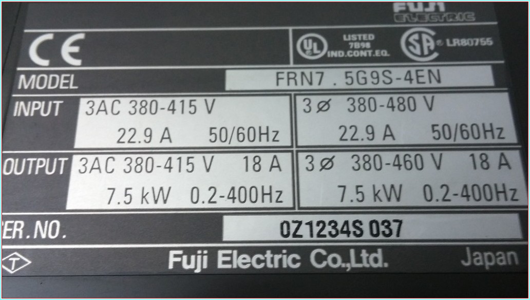 FRN7.5G9S-4EN FUJİ