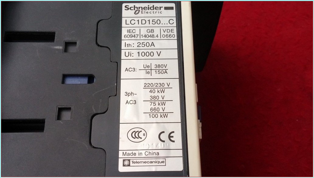 SCHNEİDER LC1D150 LC1D150...C 250A LX1D8 E7 48V KONTAKTÖR SIFIRDAN FARKI FİYATI