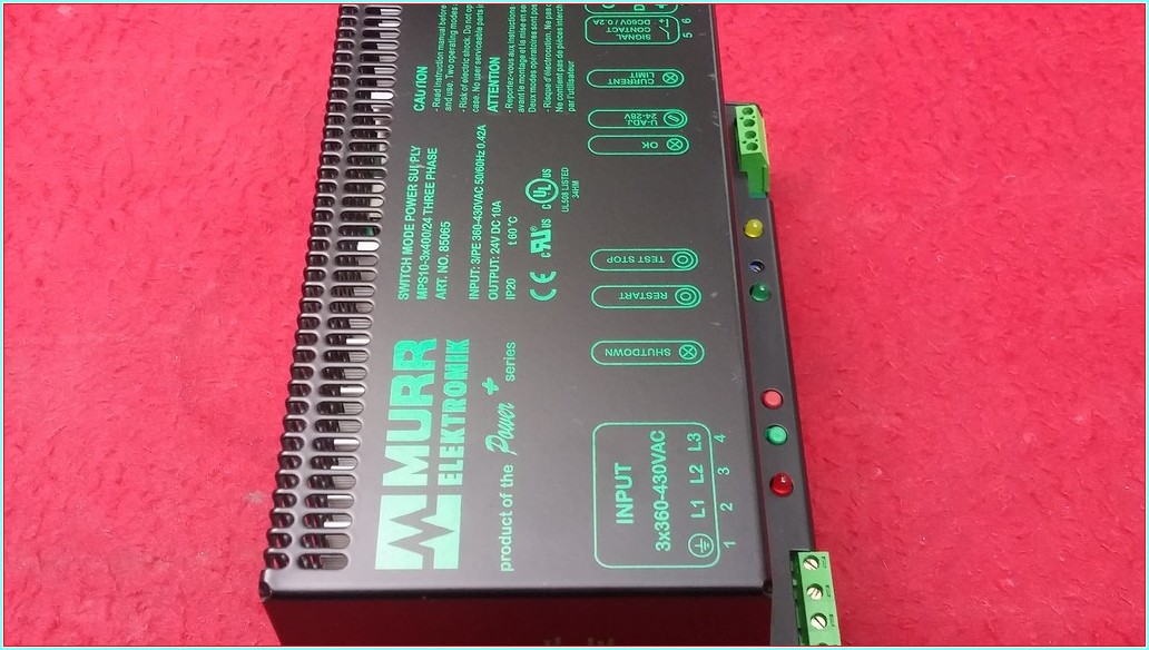 MURR ELEKTRONIK MSP10-3X400 24 MSP10 POWER SUPPLY DC24V 10A ÇOK FONKSİYONLU GÜÇ KAYNAGI