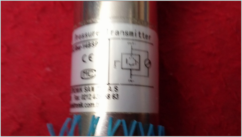 GENTEK ELEKTRONİK GPT124B-210-2 5 BAR 24VDC 4-20MA PRESSURE TRANSMİTTER SIFIR KUTULU