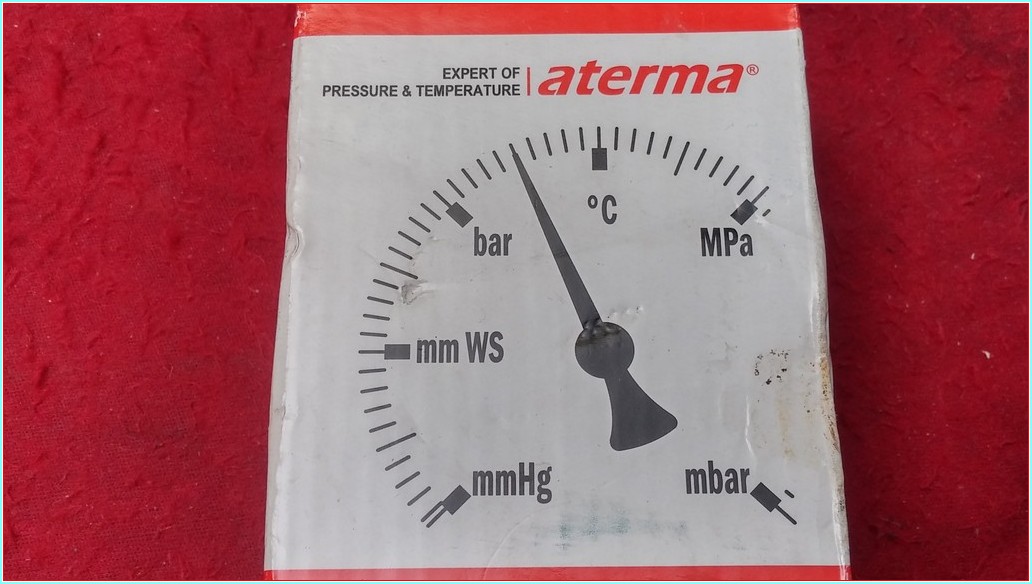 ATERMA A300.063 0 4 BAR GI 4B ALT EXPER OF PRESSURE TEMPERATURE  SIFIR KUTULU