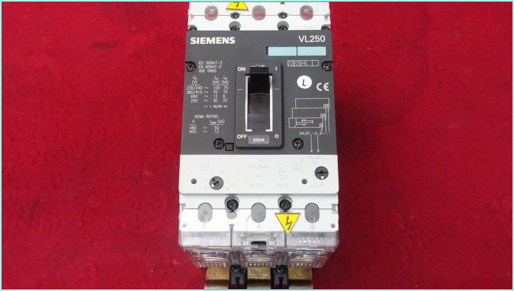 SIEMENS VL3725-2AA34-0AA0 3VL9325-7DC35 VL250 VL 250 250A ÇEKMECELİ TİP TMŞ