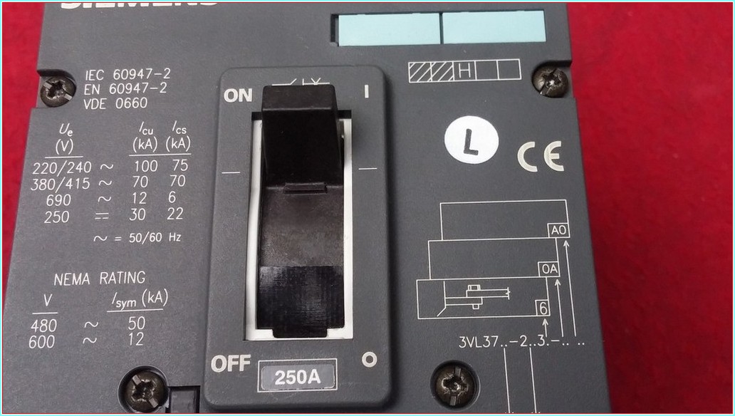 SIEMENS VL3725-2AA34-0AA0 3VL9325-7DC35 VL250 VL 250 250A ÇEKMECELİ TİP TMŞ