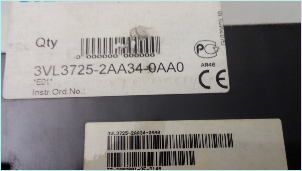 SIEMENS VL3725-2AA34-0AA0 3VL9325-7DC35 VL250 VL 250 250A ÇEKMECELİ TİP TMŞ