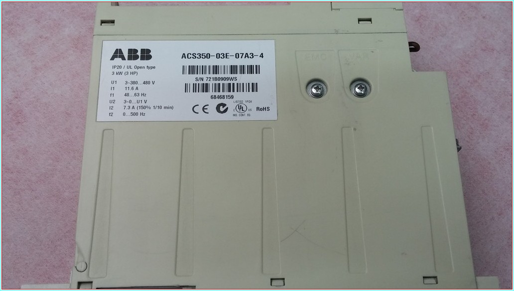 ABB ACS350-03E-07A3-4 3 KW 380 480V ABB ACS350 SÜRÜCÜ 