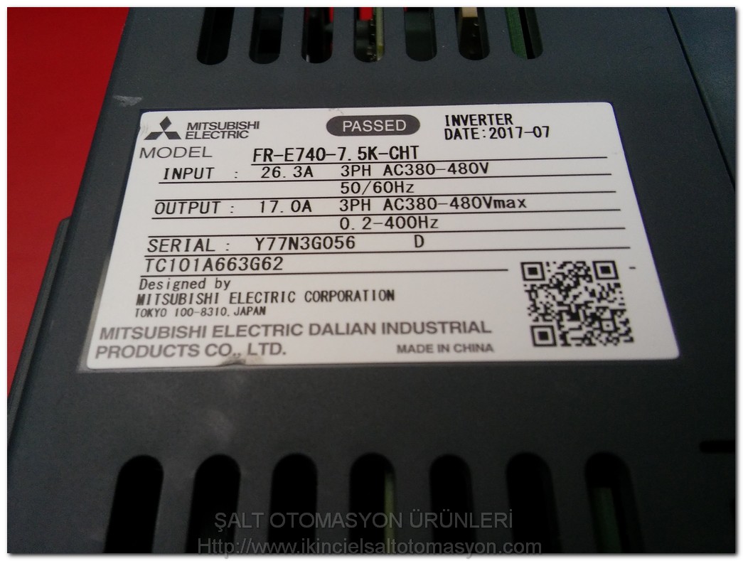 MITSUBISHI FR-E740-7-5K-CHT FR-E740-7 7,5KW SÜRÜCÜ