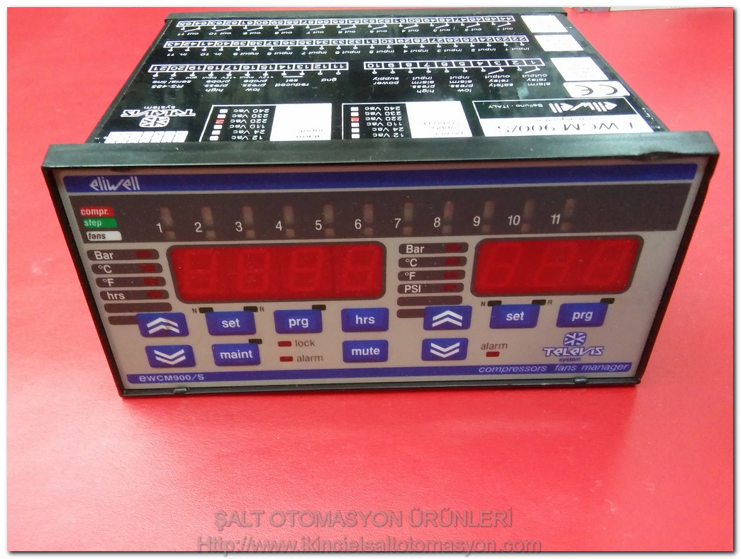 ELİWELL EWCM 900 S EWCM 900/S  EWCM900/S NEW ALGORİTHMS TELEVİS SYSTEM COMPRESSORS FANS MANAGER