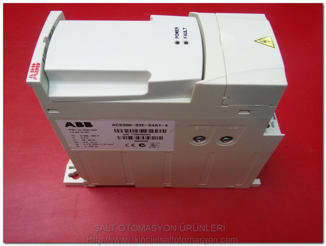 ABB ACS350-03E-04A1-4 1,5 KW 380-480V ABB ACS350  SÜRÜCÜ