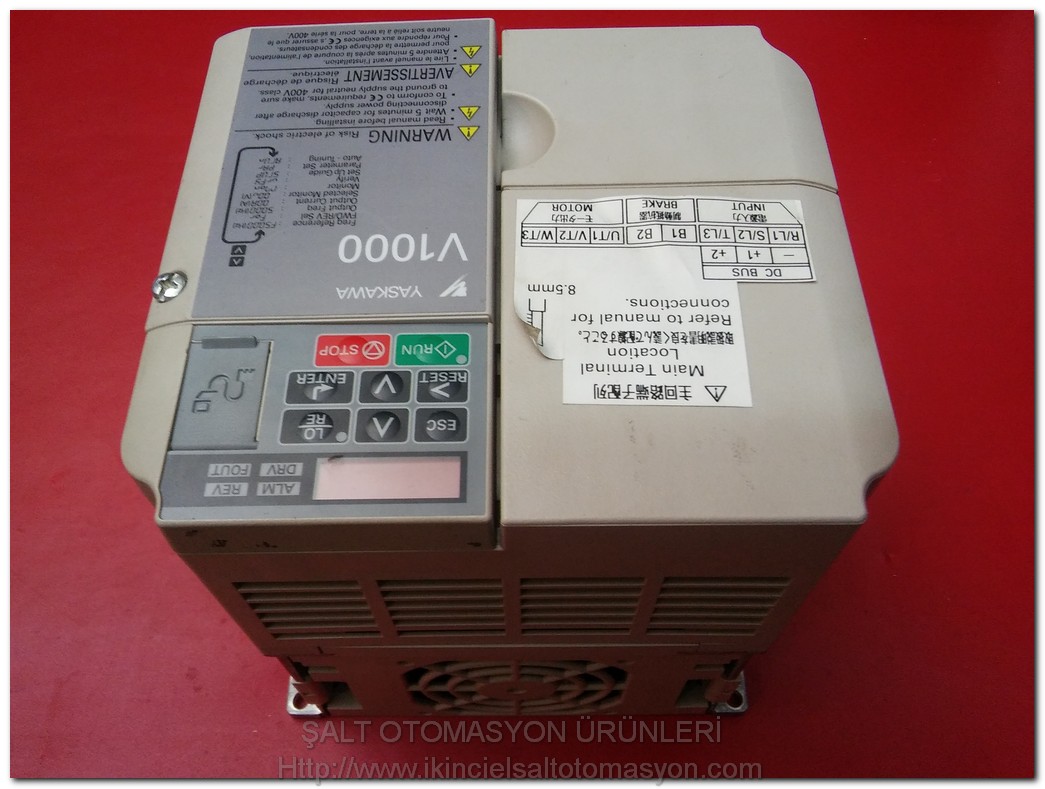 YASKAWA CIMR-VC2A0020BAA V1000 5,5KW INPUT 200-240V 3X220 5,5KW SIFIR KUTUSUZ SÜRÜCÜ