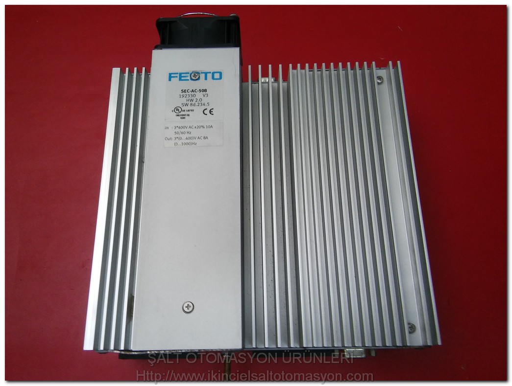 FESTO SEC-AC-508 192330 V3 HW 2,0 SW 8D-234-5 SERVO SÜRÜCÜ