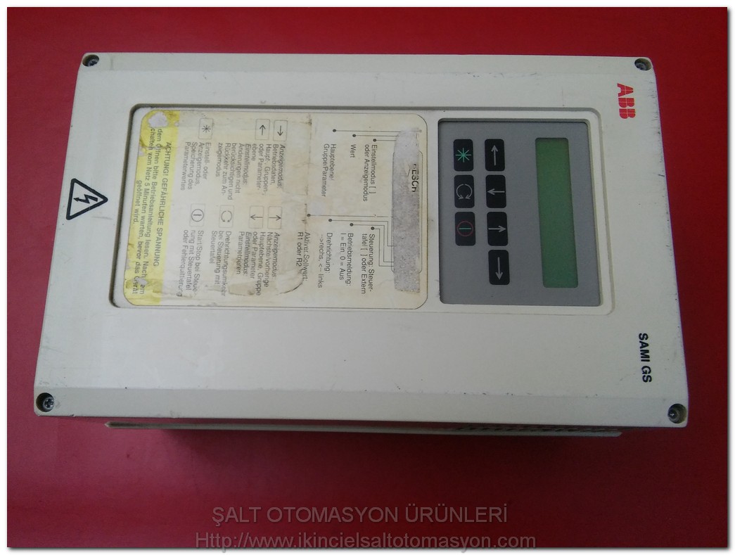 ABB ACS501-006-3-00P200000 SAMİ GS 5,5KW SÜRÜCÜ