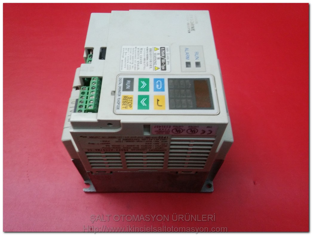 OMRON 3G3V-A2007MA-CE SYS DRIVE 3G3VINVERTER 1,9KVA 0,75KW SÜRÜCÜ