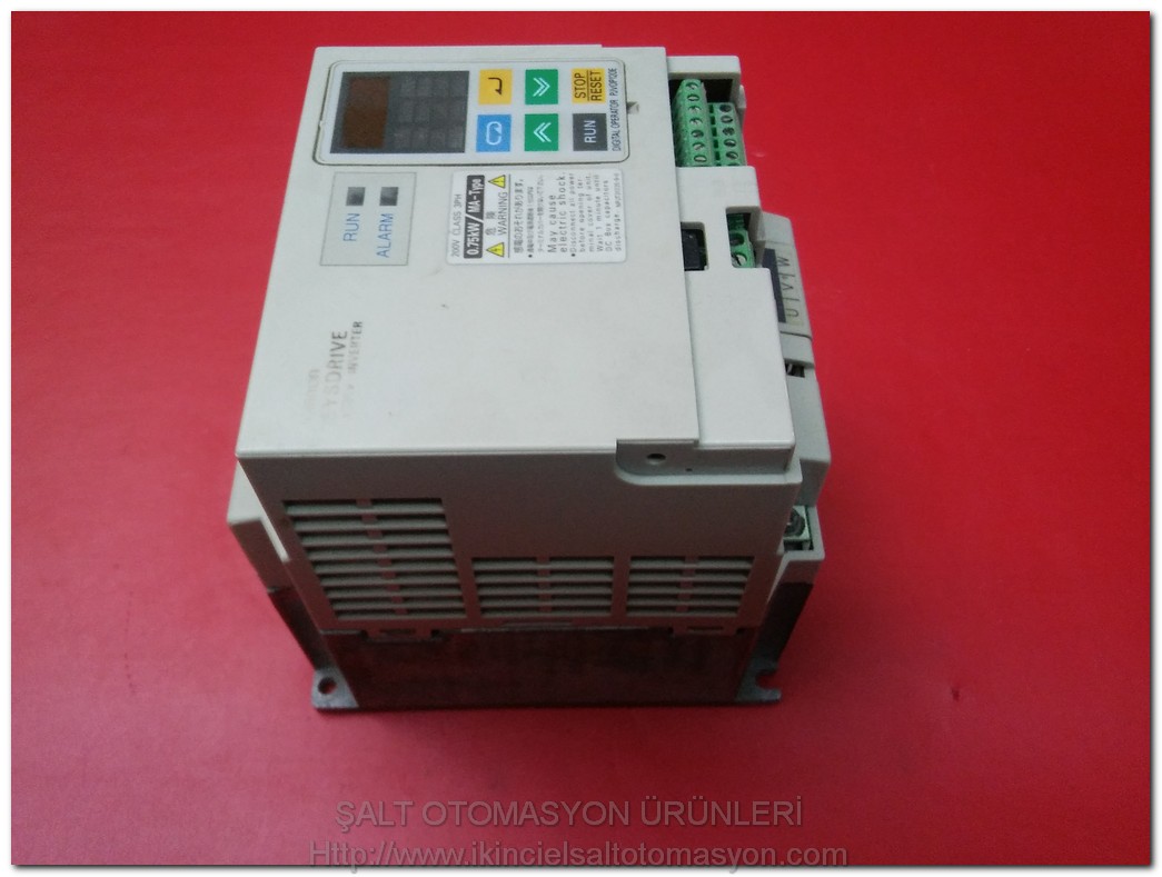 OMRON 3G3V-A2007MA-CE SYS DRIVE 3G3VINVERTER 1,9KVA 0,75KW SÜRÜCÜ