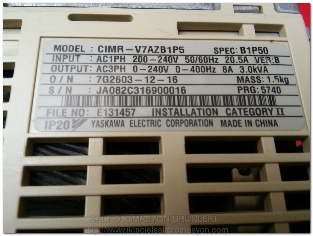 CIMR-V7AZB1P5 OMRON