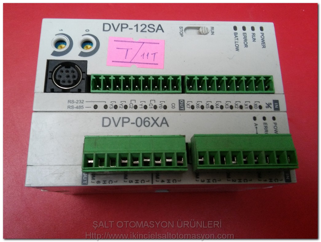 DELTA DVP-06XA DVP06XA-S I-0 RANGE PLC EK MODÜL