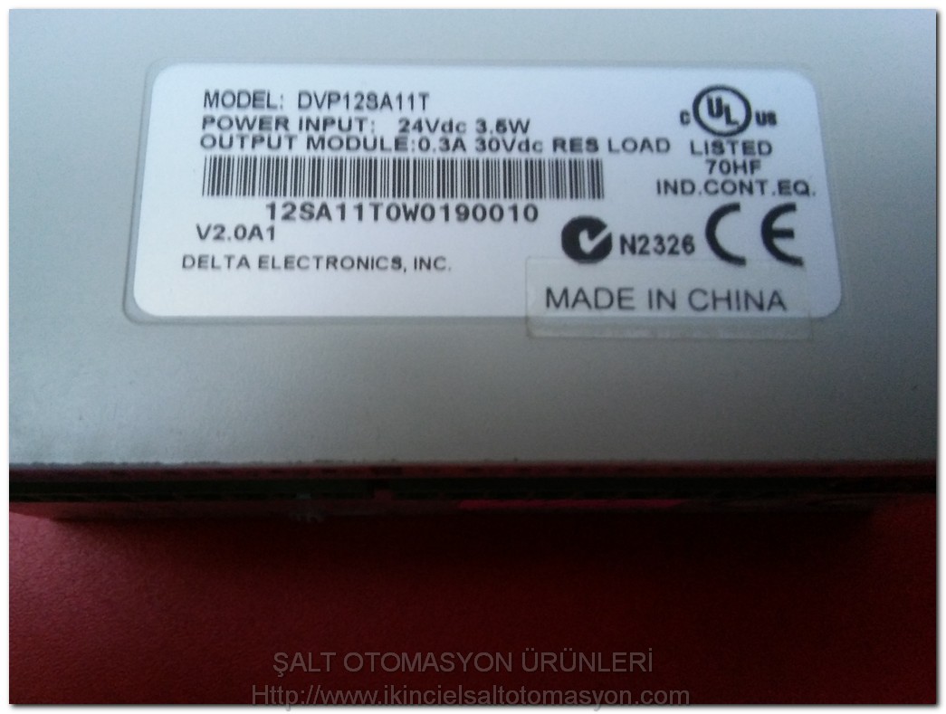 DELATA DVP12SA11T DVP-12SAAUTPUT MODÜLE PLC EK MODÜL