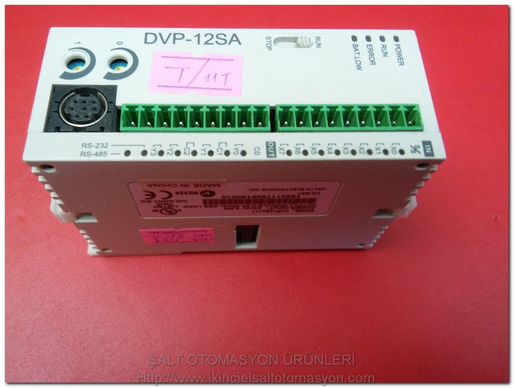 DELATA DVP12SA11T DVP-12SAAUTPUT MODÜLE PLC EK MODÜL