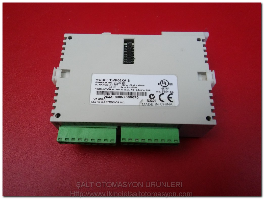 DELTA DVP-06XA DVP06XA-S I-0 RANGE PLC EK MODÜL