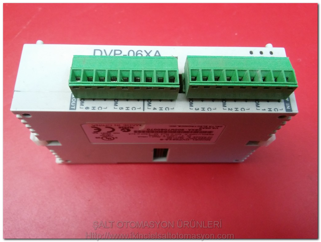 DELTA DVP-06XA DVP06XA-S I-0 RANGE PLC EK MODÜL