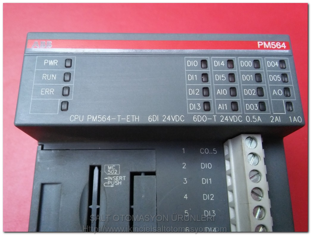 ABB PM564 PM564-T-ETH A5 CPU PM564-T-ETH 6DI 24VDC 6DO-T