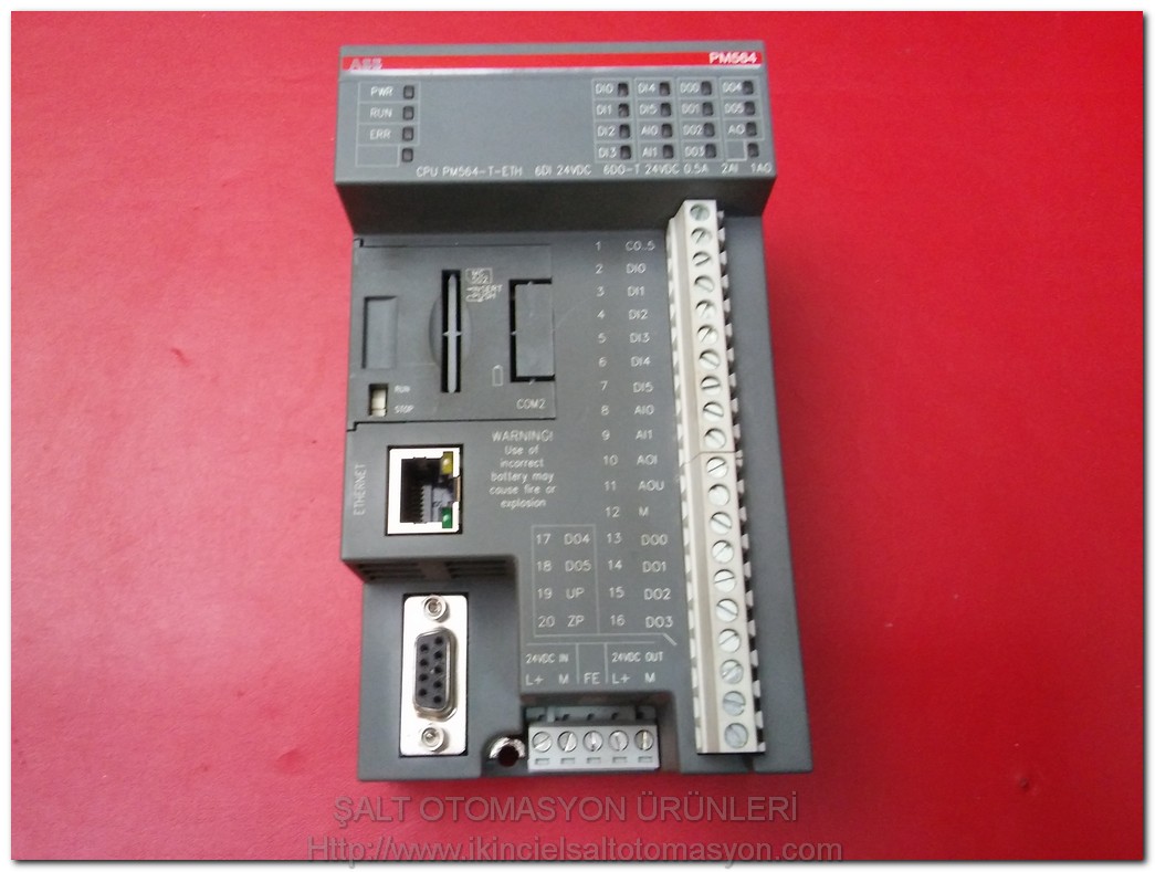 ABB PM564 PM564-T-ETH A5 CPU PM564-T-ETH 6DI 24VDC 6DO-T
