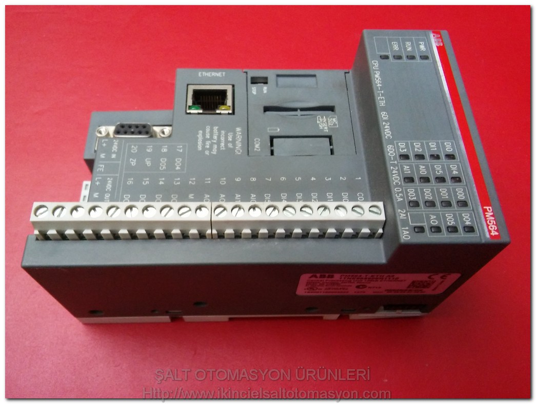 ABB PM564 PM564-T-ETH A5 CPU PM564-T-ETH 6DI 24VDC 6DO-T
