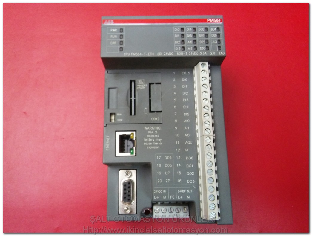 ABB PM564 PM564-T-ETH A5 CPU PM564-T-ETH 6DI 24VDC 6DO-T