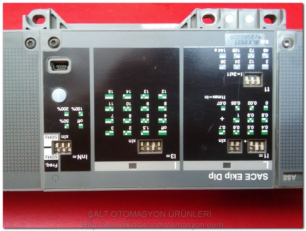 ABB SACE EKİP DİP ALX9931 17450X020 5EU0345 174415040 2500A TERMİK
