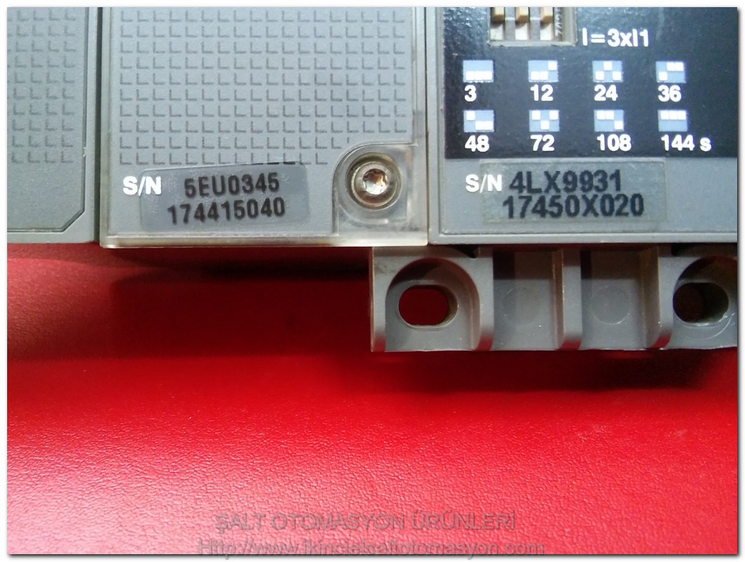 ABB SACE EKİP DİP ALX9931 17450X020 5EU0345 174415040 2500A TERMİK