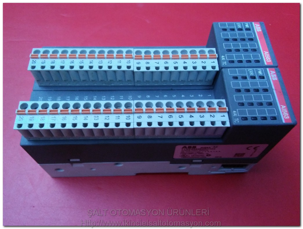 ABB AI563 1TNE968902R1103 ANALOG INPUT MODULE PLC EK MODÜL