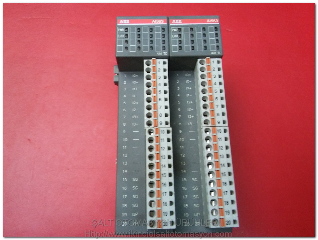 ABB AI563 1TNE968902R1103 ANALOG INPUT MODULE PLC EK MODÜL