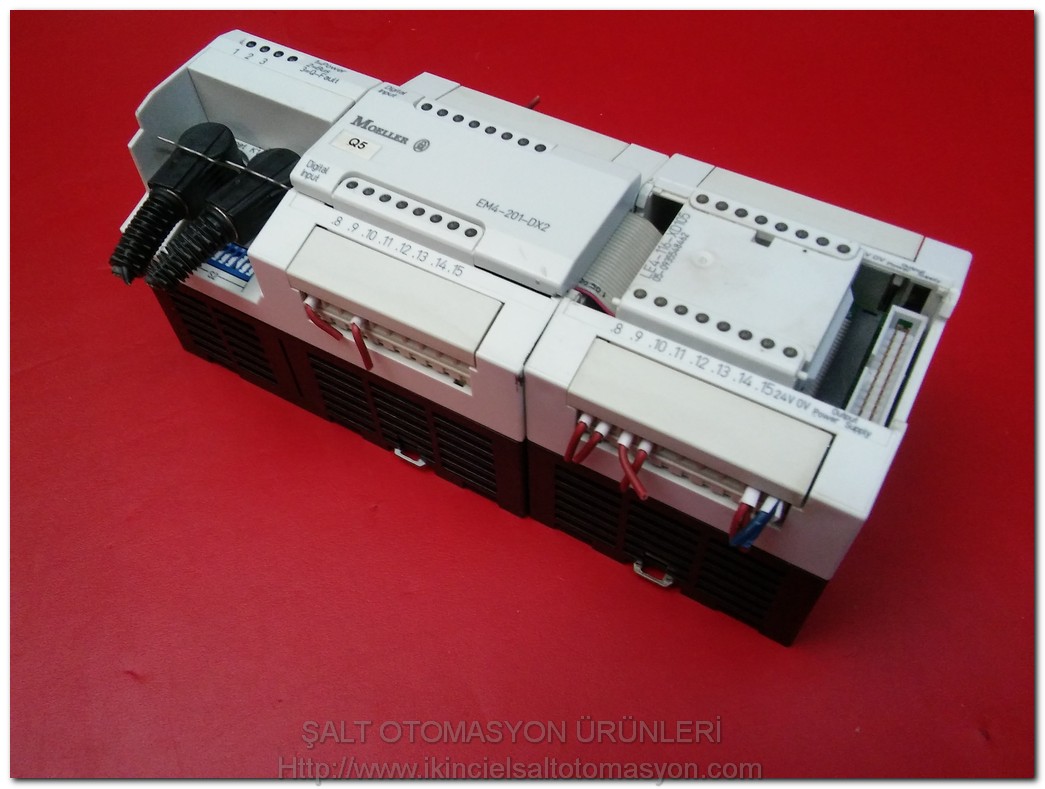 MOELLER EM4-201-DX2 LE4-116-XD105 LE4-116-XD1 PLC VE EK MODÜL TAKIM