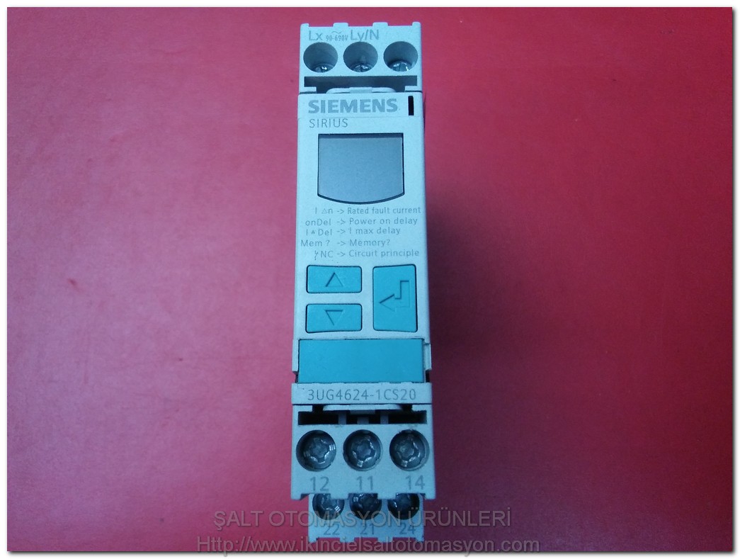 SIEMENS 3UL2202-1A 3UL2202 3UG4624-1CS20 3UG4624 KAÇAK AKIM ALGILAMA RÖLE VE HALKA TAKIM