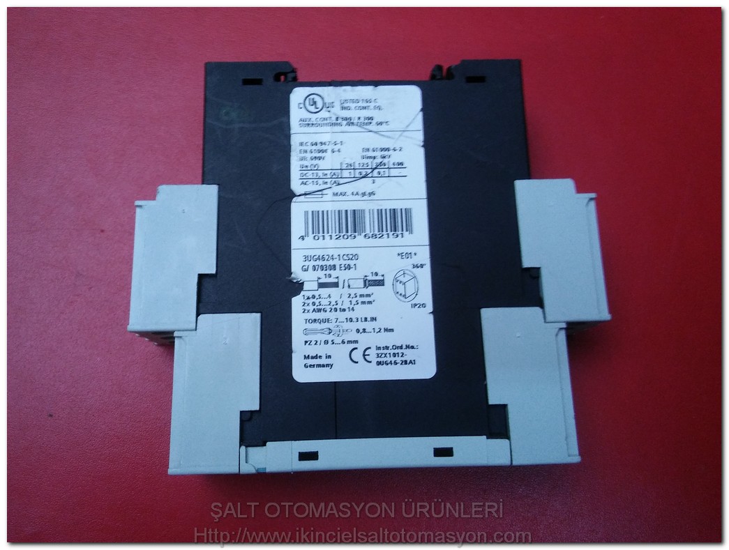 SIEMENS 3UL2202-1A 3UL2202 3UG4624-1CS20 3UG4624 KAÇAK AKIM ALGILAMA RÖLE VE HALKA TAKIM