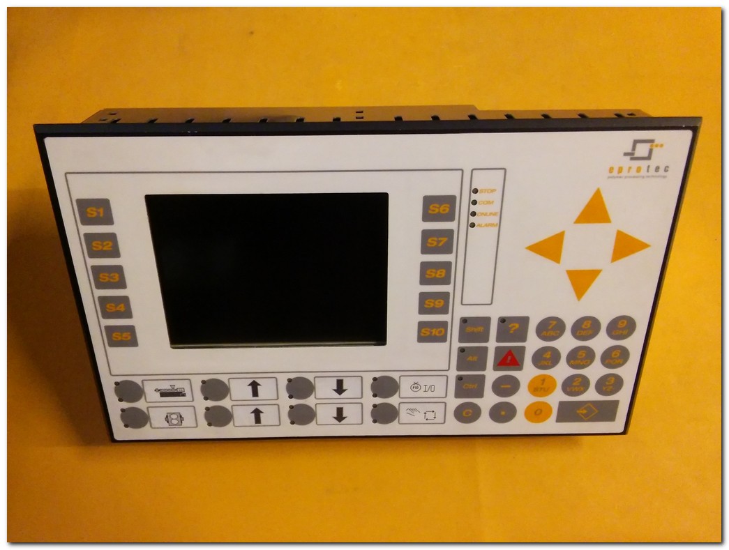 RESOTEC 90 919,02 H37-0104 9091902 EPROTECPOLYMER PROCESSİNG TECHNOLOGY HMI OPERATÖR PANEL