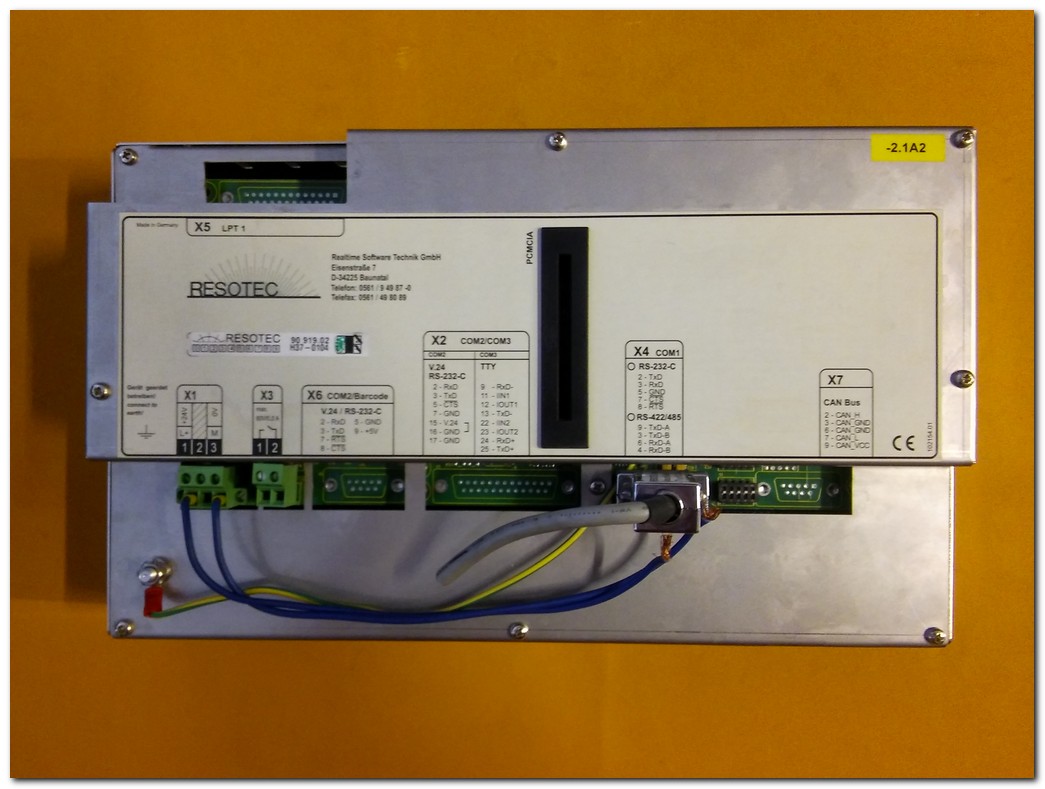RESOTEC 90 919,02 H37-0104 9091902 EPROTECPOLYMER PROCESSİNG TECHNOLOGY HMI OPERATÖR PANEL