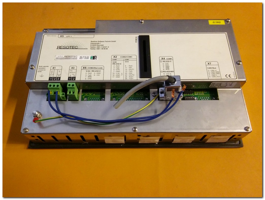 RESOTEC 90 919,02 H37-0104 9091902 EPROTECPOLYMER PROCESSİNG TECHNOLOGY HMI OPERATÖR PANEL